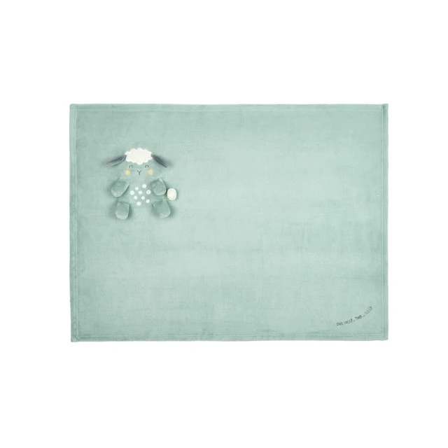 Бебешко одеяло с 3D бродерия Sleepy Sheep