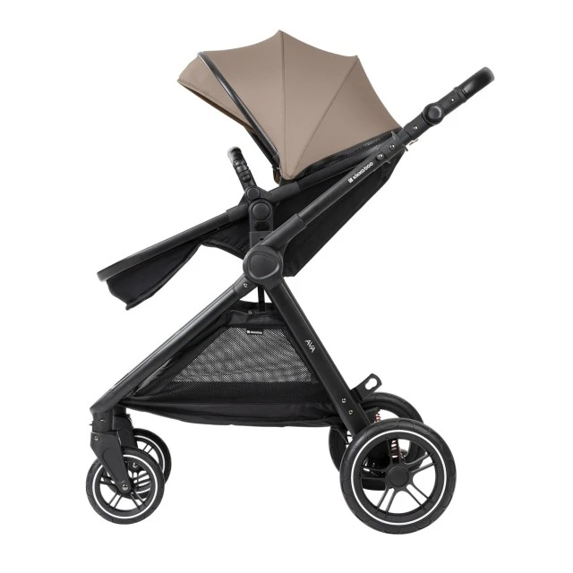 Combined stroller 3 in 1 with bassinet for a newborn Ava Beige