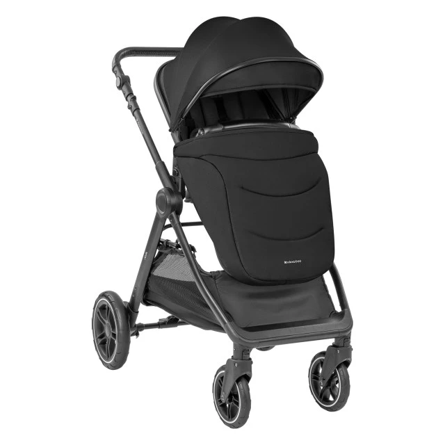 Комбинирана количка 3в1 с кош за новородено Ava Black