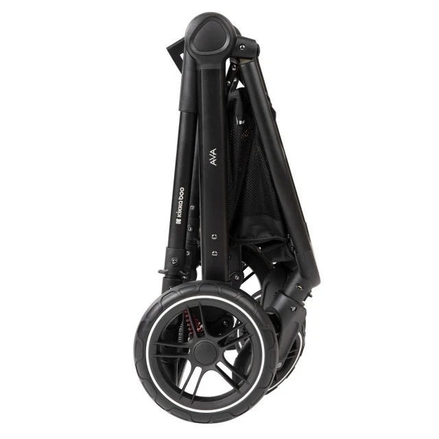 Комбинирана количка 3в1 с кош за новородено Ava Black