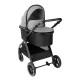 Комбинирана количка 3в1 с кош за новородено Ava Grey