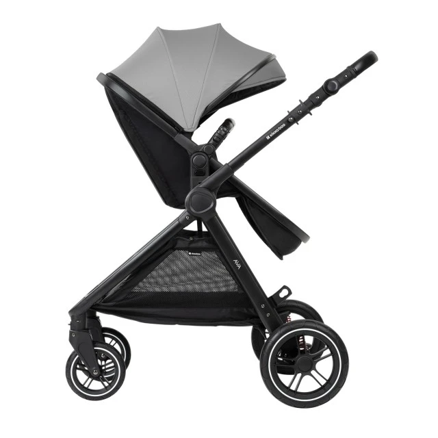 Combined stroller 3 in 1 with bassinet for a newborn Ava Grey