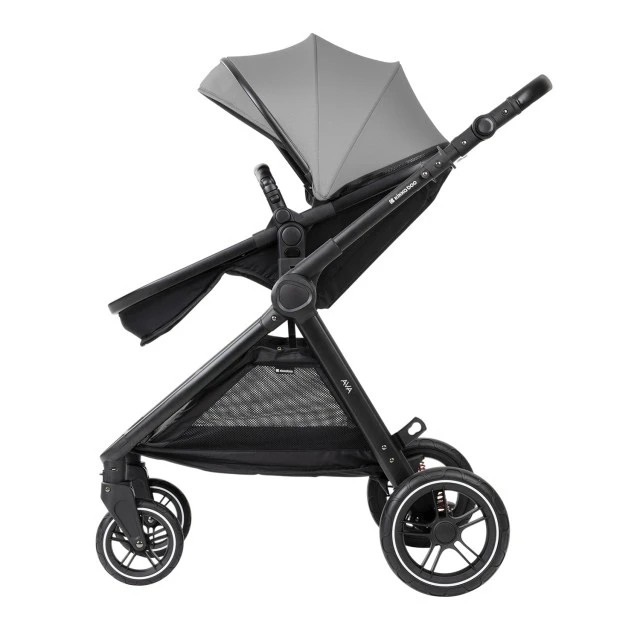 Combined stroller 3 in 1 with bassinet for a newborn Ava Grey