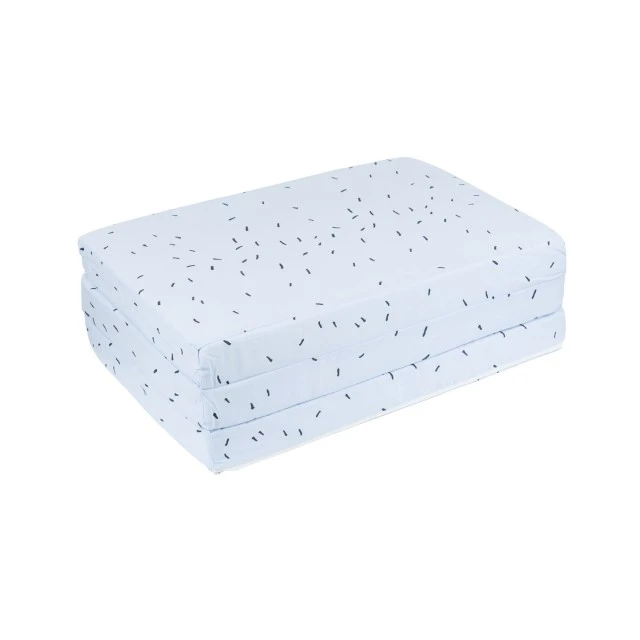 Folding mattress 60x120x5cm Bear with me Blue