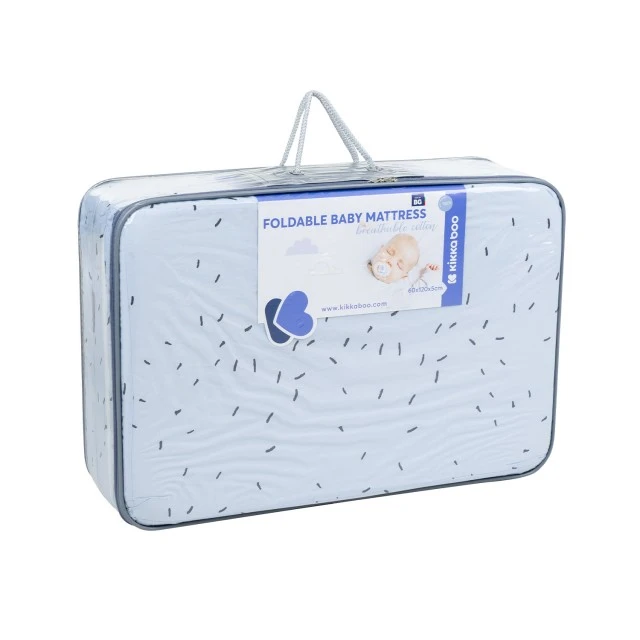 Folding mattress 60x120x5cm Bear with me Blue