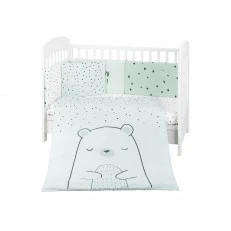 Baby bedding set 6 pieces 70/140 Bear with me Mint