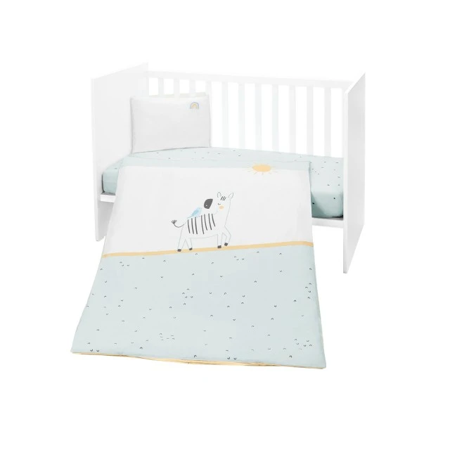 Baby bedding set 3 pieces Stripy Friends