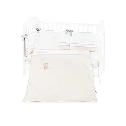 Бебешки спален комплект с бродерия 6 части 70/140 Dream Big Beige