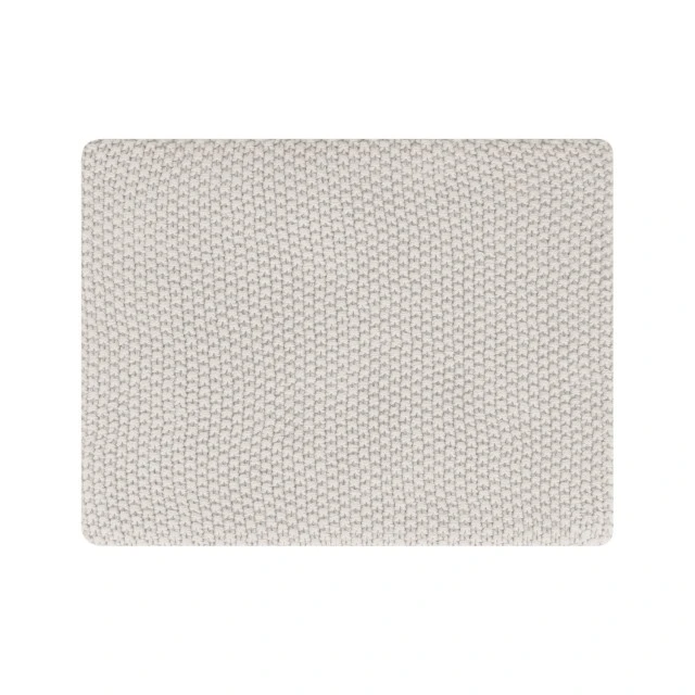 Dream Big Beige knitted cotton blanket