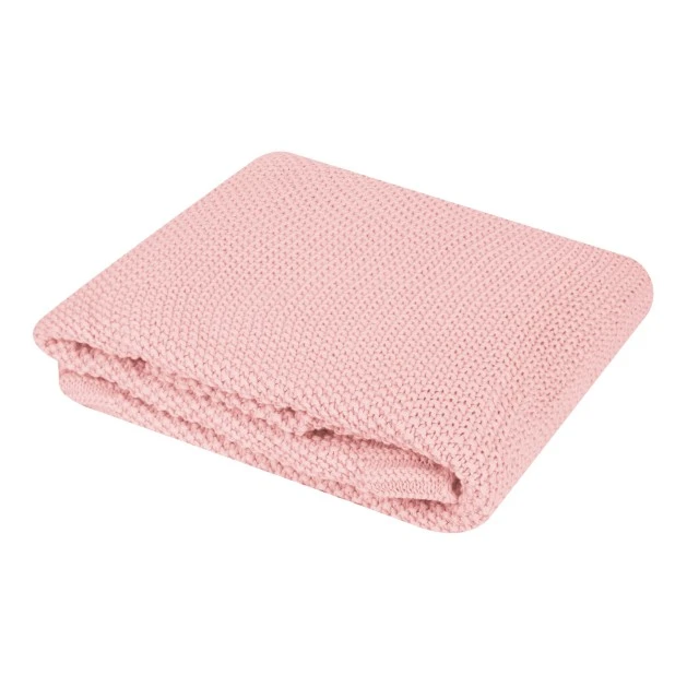Плетено памучно одеяло Dream Big Pink