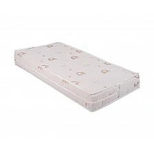 CocoCraft Premium Mattress 60x120x15cm Elephants Pink