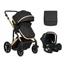 Combined stroller 3 in 1 with transfer seat Darling Black 2024