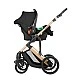 Combined stroller 3 in 1 with transfer seat Darling Black 2024