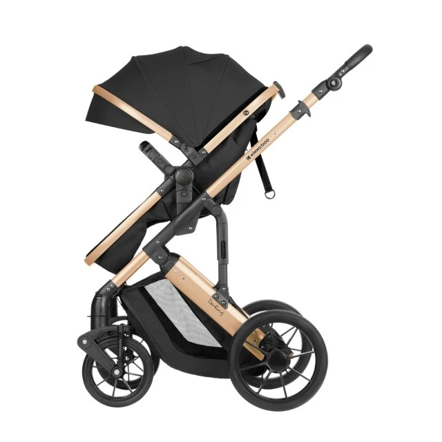 Combined stroller 3 in 1 with transfer seat Darling Black 2024