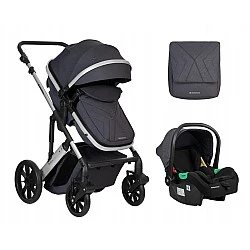 Combined stroller 3 in 1 with transfer seat Darling Dark Gray 2024