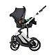 Combined stroller 3 in 1 with transfer seat Darling Dark Gray 2024