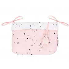 Кош за памперси с връзки Bear with me Pink
