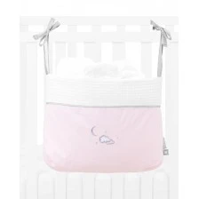 Кош за памперси с връзки Dream Big Pink