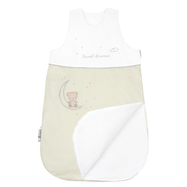 Winter sleeping bag with embroidery 6-18 months Dream Big Beige