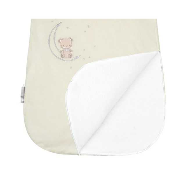 Winter sleeping bag with embroidery 6-18 months Dream Big Beige