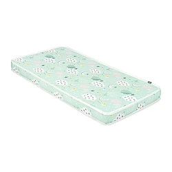 Fantasia mattress 60x120x9cm Clouds Mint