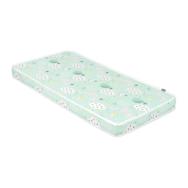 Fantasia mattress 60x120x9cm Clouds Mint