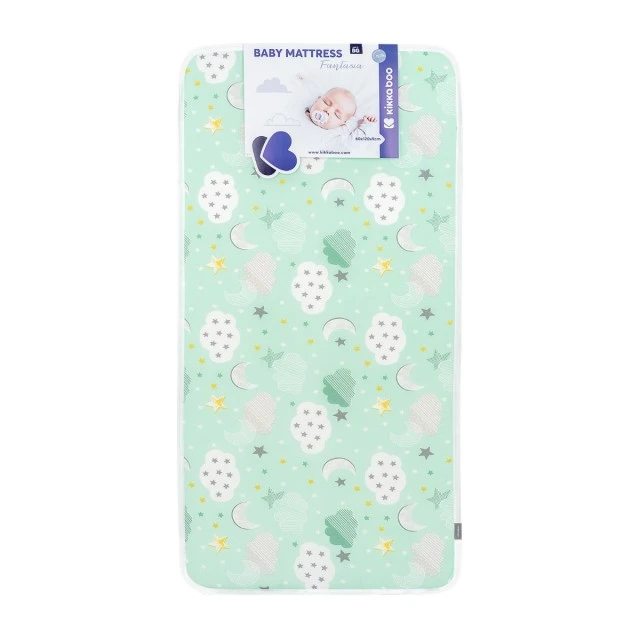 Fantasia mattress 60x120x9cm Clouds Mint