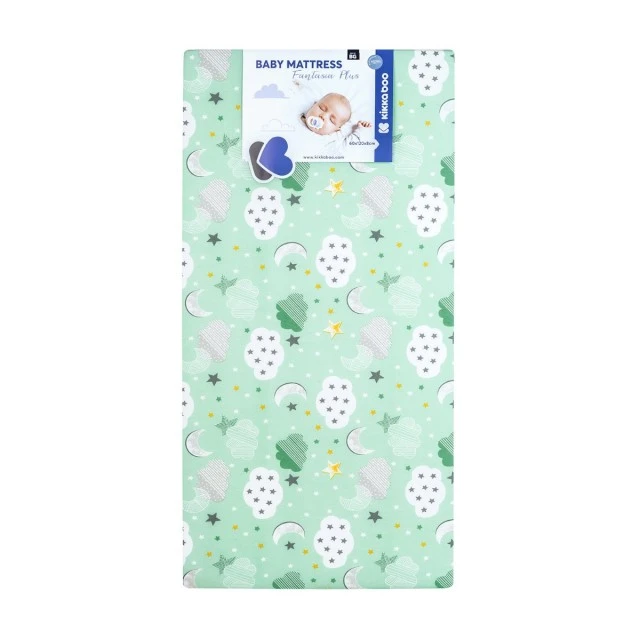 Fantasia Plus mattress 60x120x8cm Clouds Mint