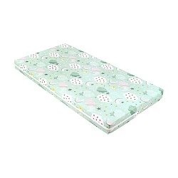 Fantasia Plus mattress 60x120x8cm Clouds Mint
