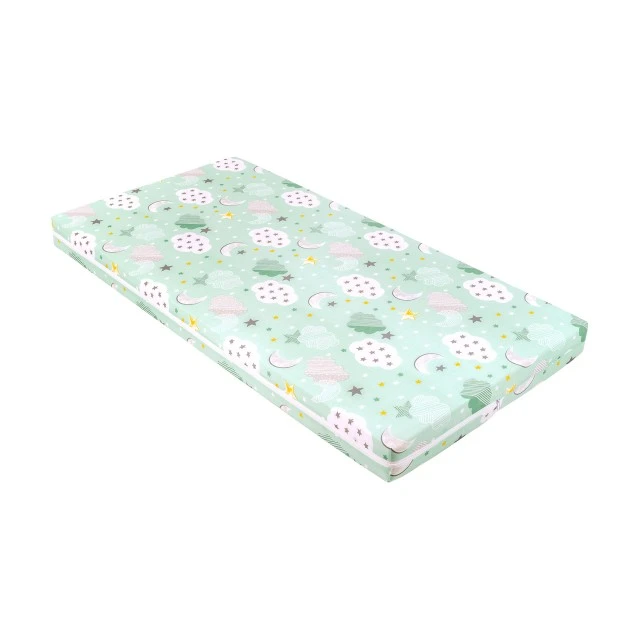Fantasia Plus mattress 60x120x8cm Clouds Mint