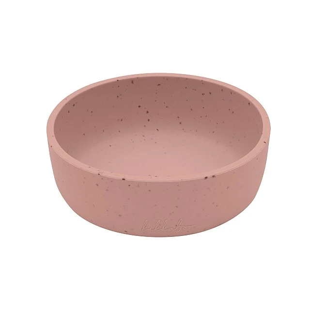 5-piece Platinum Silicone Blush Dining Set
