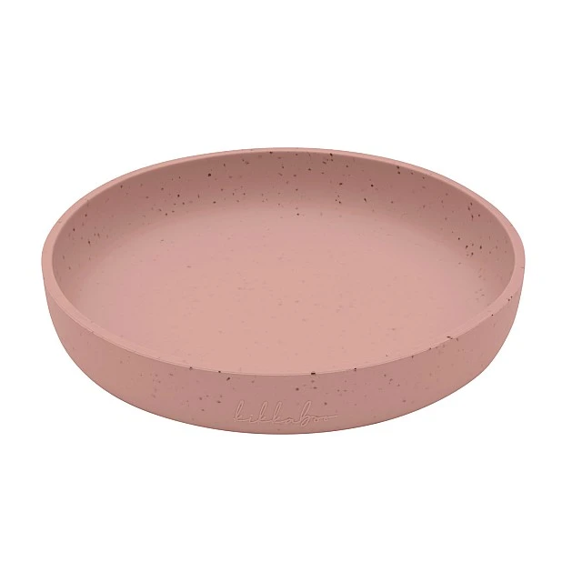 5-piece Platinum Silicone Blush Dining Set