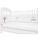 Обиколник с дунапрен Pink Bunny 180см