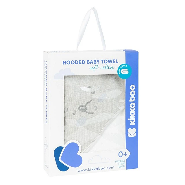 Hooded towel 90/90cm terry Joyful Mice