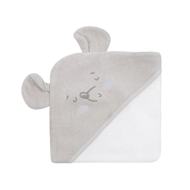 Hooded towel 90/90cm terry Joyful Mice