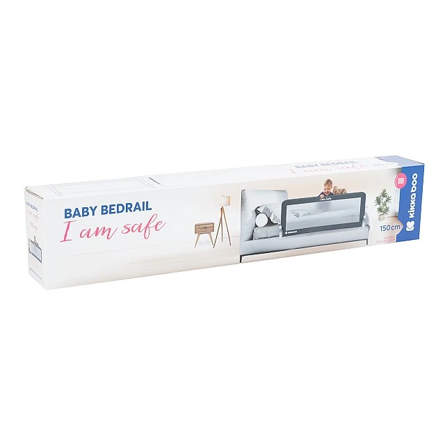 Safety bed rail I am safe 150 cm Grey