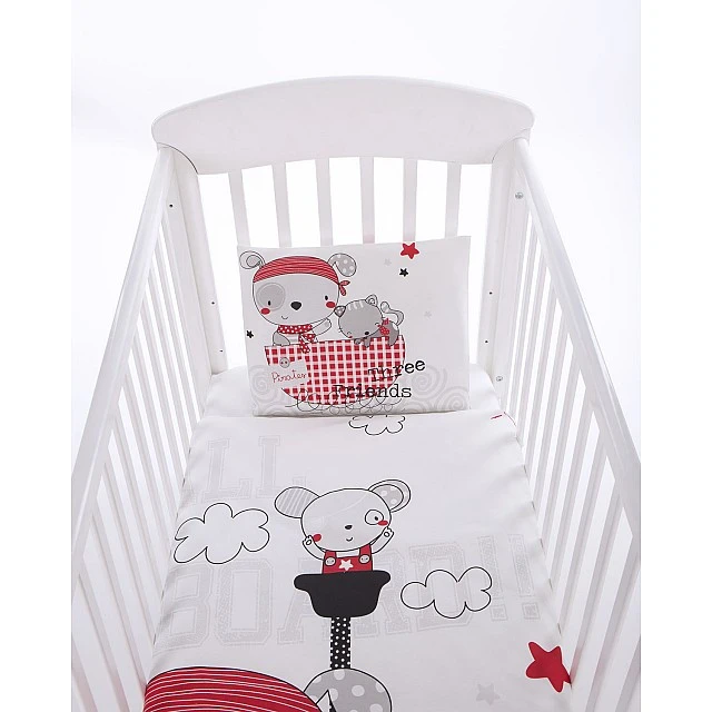 Pirates 3-piece baby bedroom set