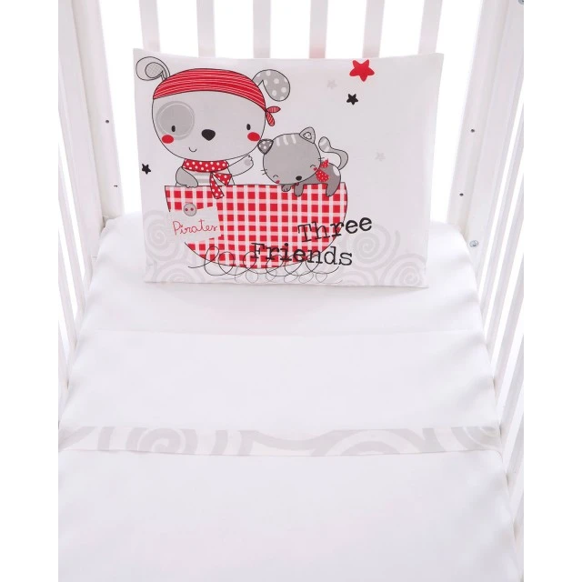 Baby bedding set 3 pieces EU style 70/140 Pirates