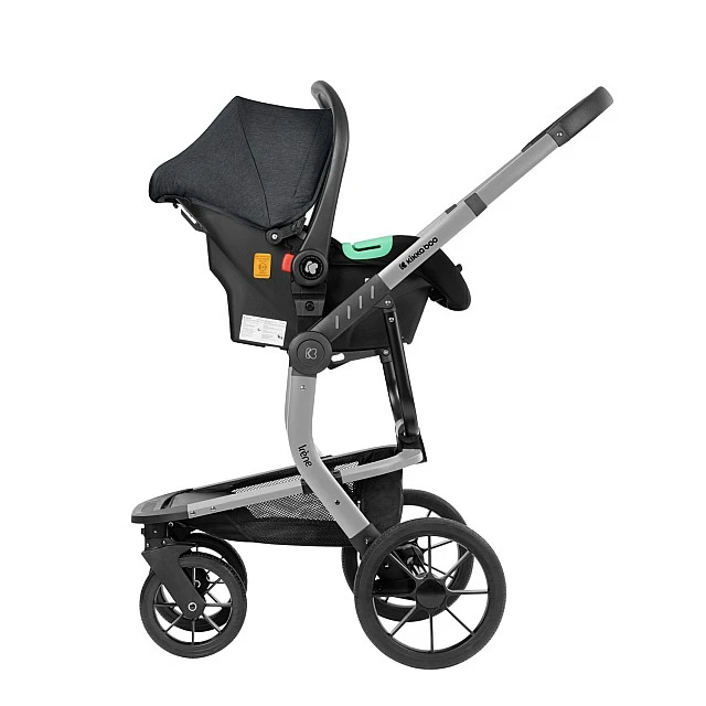 Комбинирана количка 3в1 с твърд кош Irene Dark Grey 2024