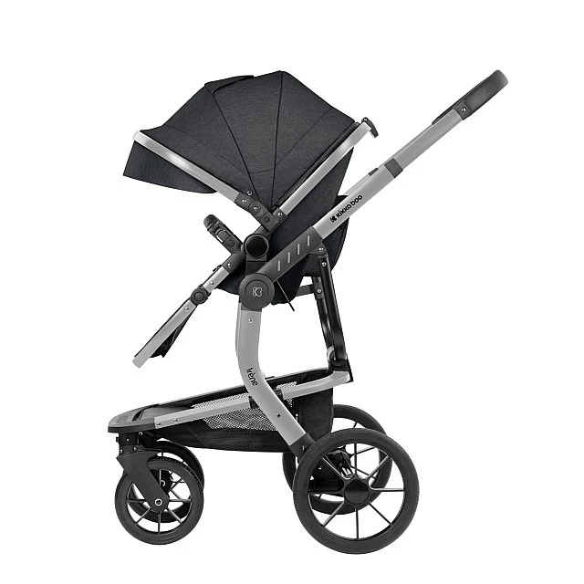 Комбинирана количка 3в1 с твърд кош Irene Dark Grey 2024