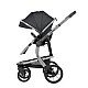 Комбинирана количка 3в1 с твърд кош Irene Dark Grey 2024