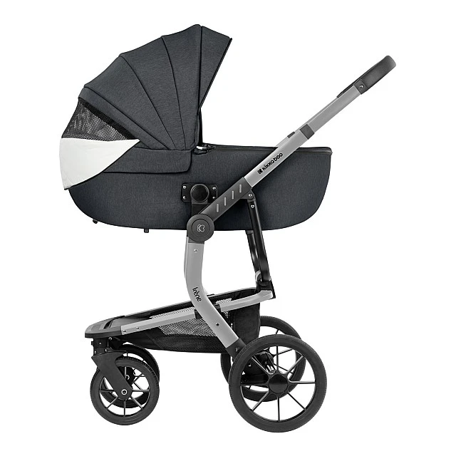 Комбинирана количка 3в1 с твърд кош Irene Dark Grey 2024