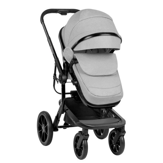 Комбинирана количка 3в1 с твърд кош Irene Light Grey 2024
