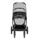 Комбинирана количка 3в1 с твърд кош Irene Light Grey 2024