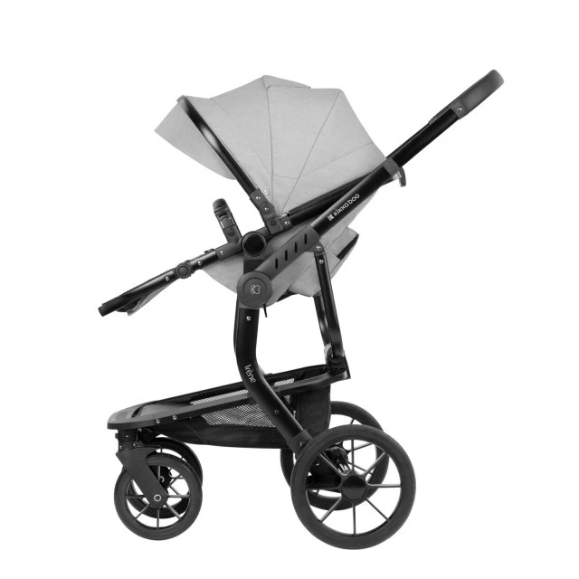 Комбинирана количка 3в1 с твърд кош Irene Light Grey 2024