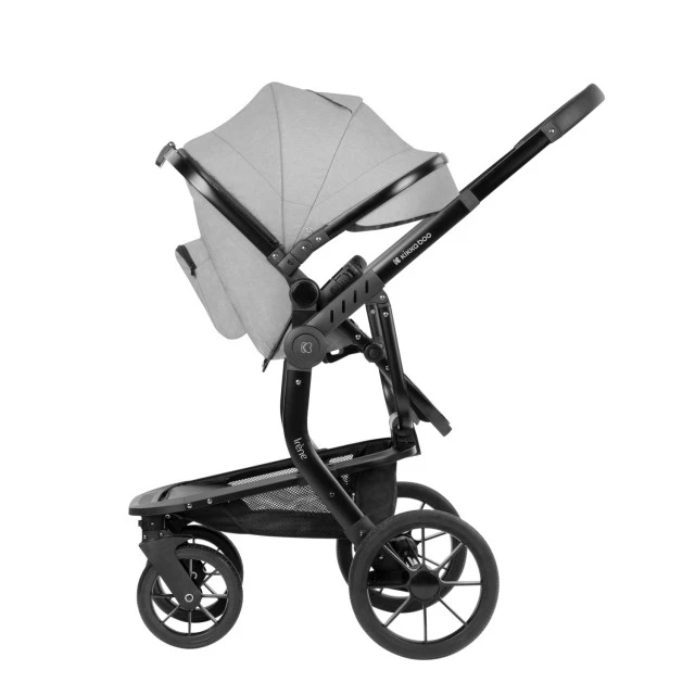 Комбинирана количка 3в1 с твърд кош Irene Light Grey 2024