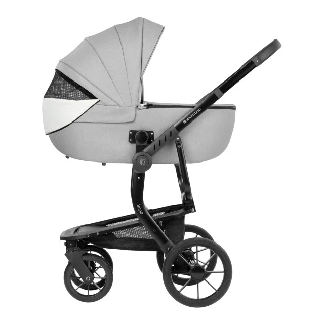 Комбинирана количка 3в1 с твърд кош Irene Light Grey 2024