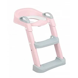 Тоалетна седалка със стълба Lea Pink