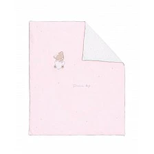 Lightweight quilt made of Ranforce with zipper Dream Big Pink