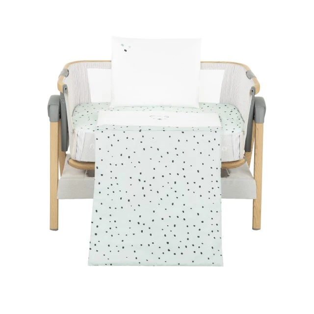 Baby sleeping set for mini-crib 5h Bear with me Mint
